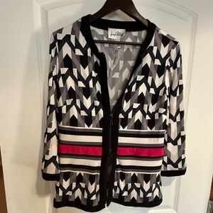 Joseph Ribkoff - geometric top/jacket